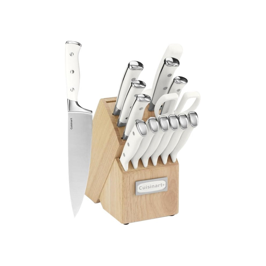Cuisinart - 15-Piece Cutlery Set - White & Stainless_0