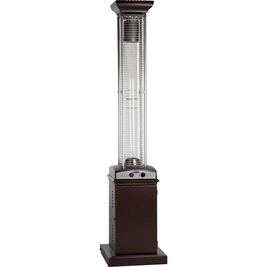 Fire Sense - Square Flame Gas Patio Heater - Hammered Bronze_0