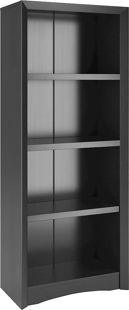 CorLiving - Quadra 3-Shelf Bookcase - Black_0