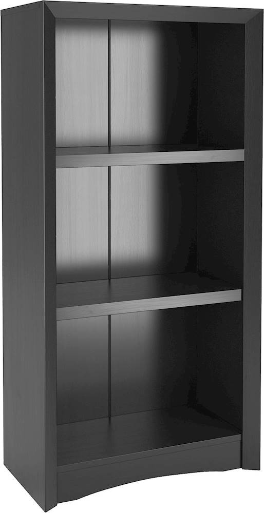 CorLiving - Quadra 2-Shelf Bookcase - Black_0