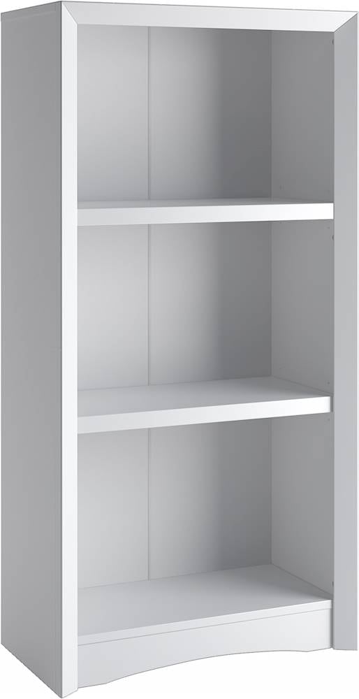CorLiving - Quadra 2-Shelf Bookcase - White_0