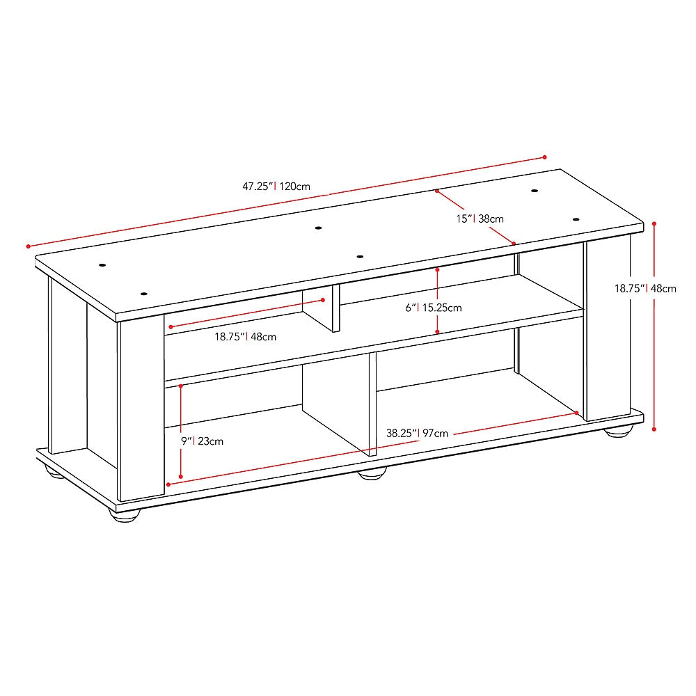 CorLiving - Bakersfield TV Stand, For TVs up to 55" - Ravenwood Black_2