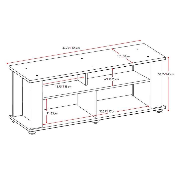 CorLiving - Bakersfield TV Stand, For TVs up to 55" - Ravenwood Black_2