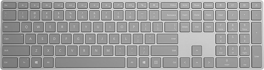Microsoft - Surface Full-size Wireless Keyboard - Silver_0
