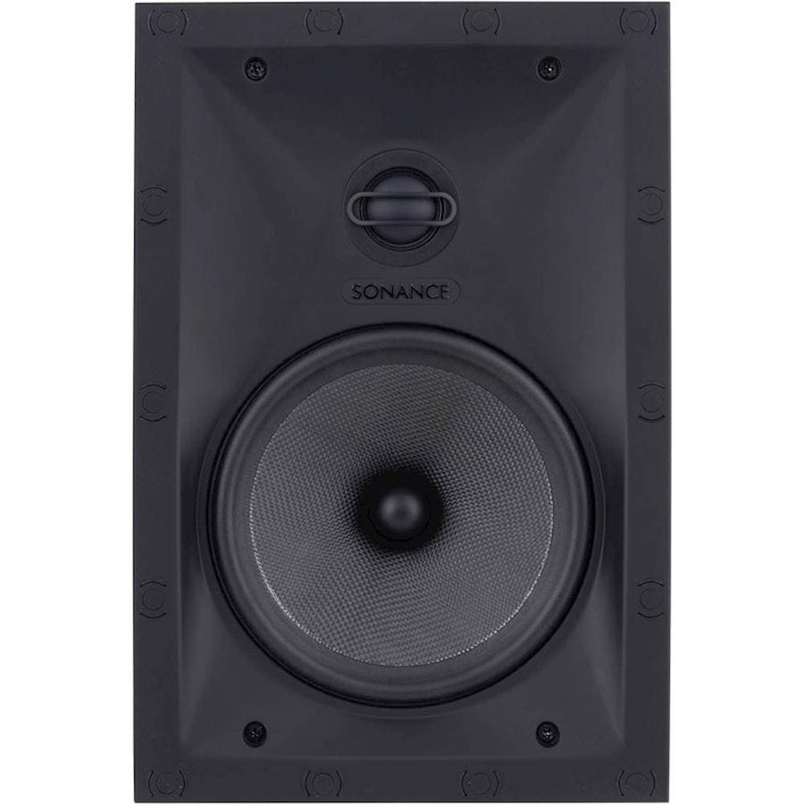 Sonance - Visual Performance 6-1/2" 2-Way In-Wall Rectangle Speaker (Each) - Paintable White_0