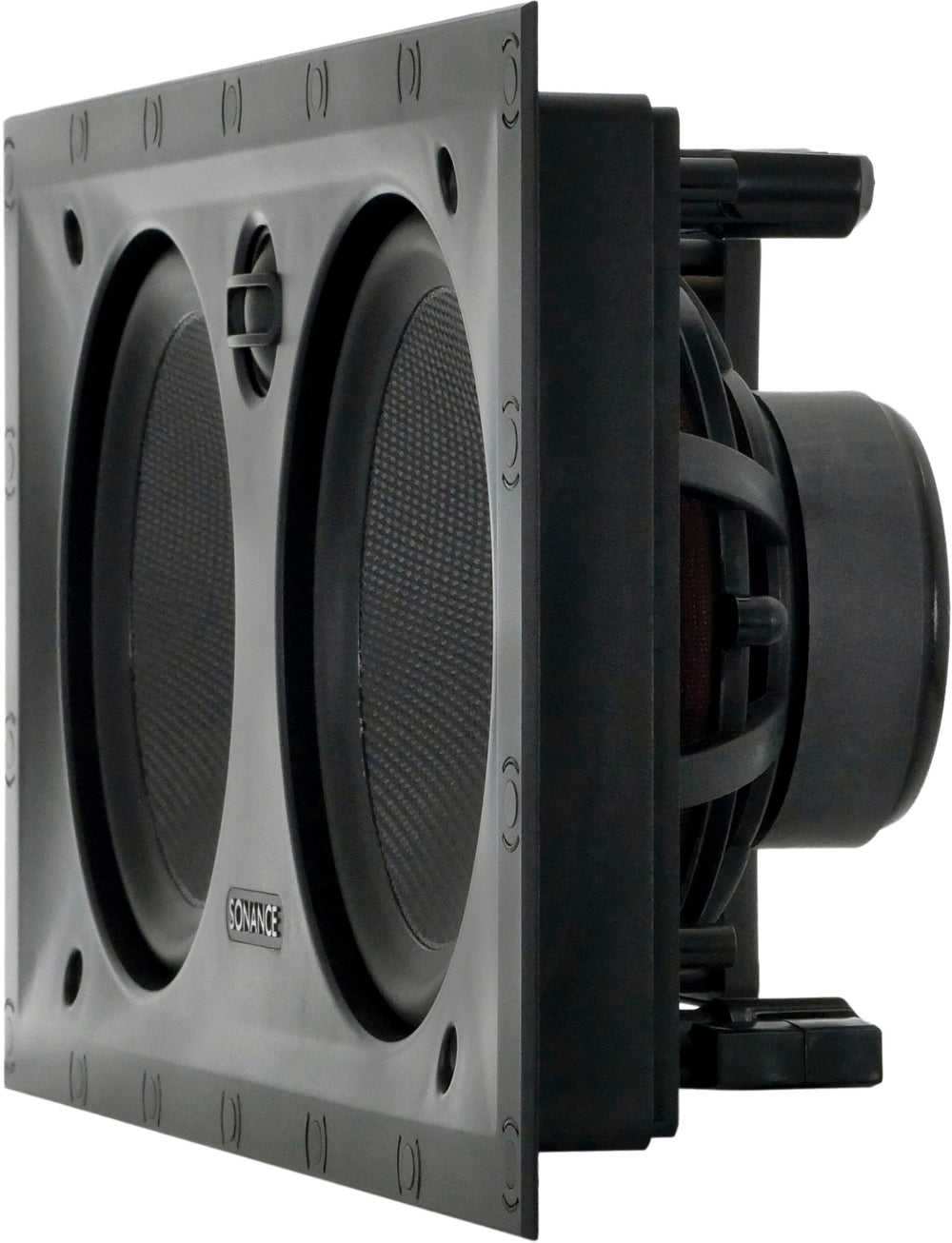 Sonance - Visual Performance 6-1/2" 2-Way In-Wall Rectangle LCR Speaker (Each) - Paintable White_1