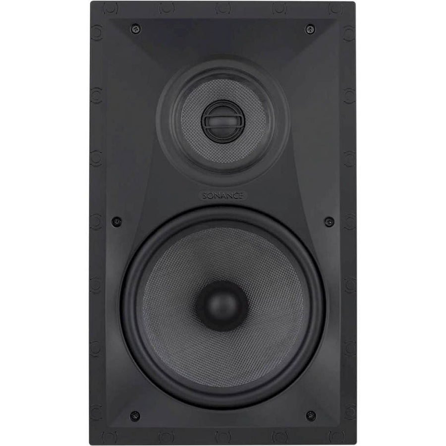 Sonance - Visual Performance 8" 3-Way In-Wall Rectangle Speaker (Each) - Paintable White_0