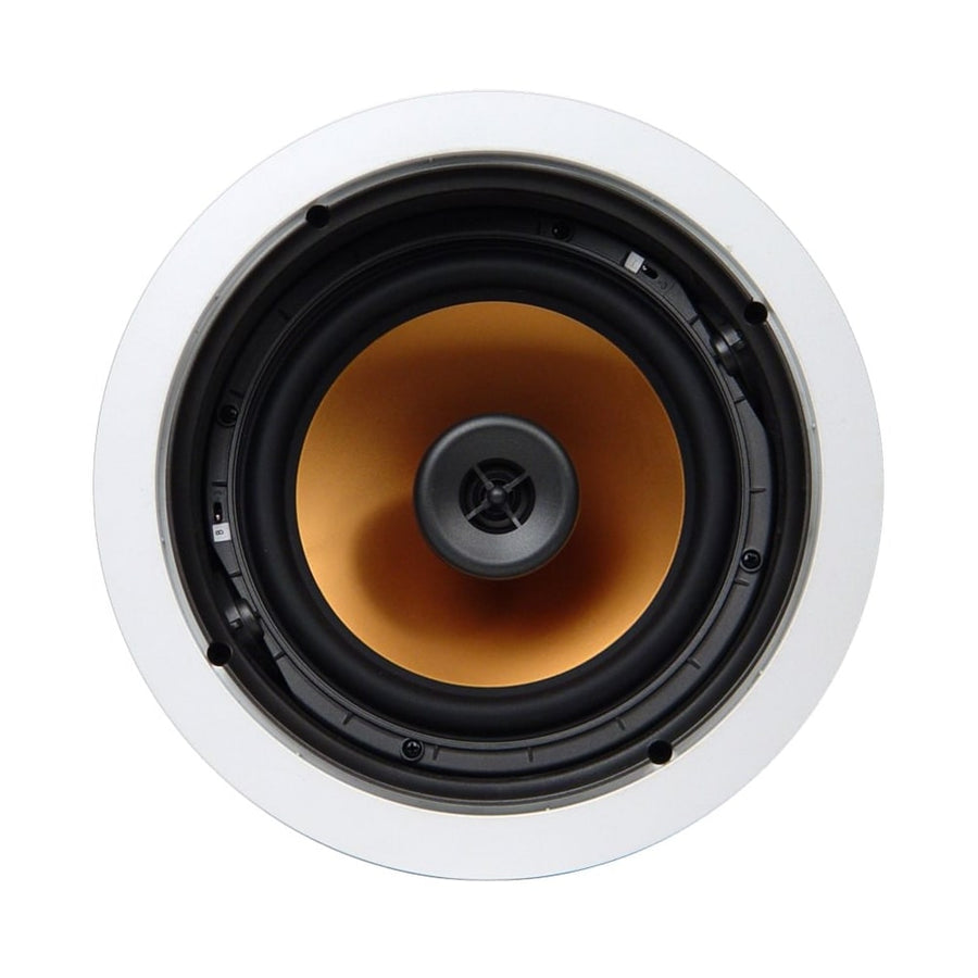 Klipsch - 8" 200-Watt Passive 2-Way In-Ceiling Speaker (Each) - White_0