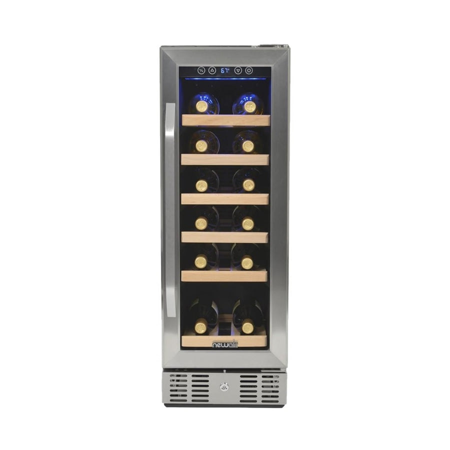 NewAir - 19-Bottle Wine Cooler - Stainless steel_0