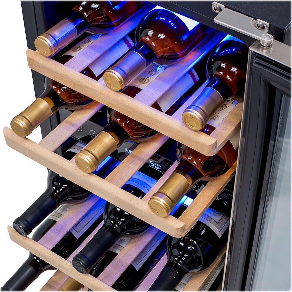 NewAir - 29-Bottle Wine Cooler - Stainless steel_5