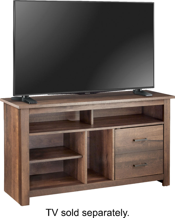 Insignia™ - Gaming TV Cabinet for Most TVs Up to 55" - Brown_9