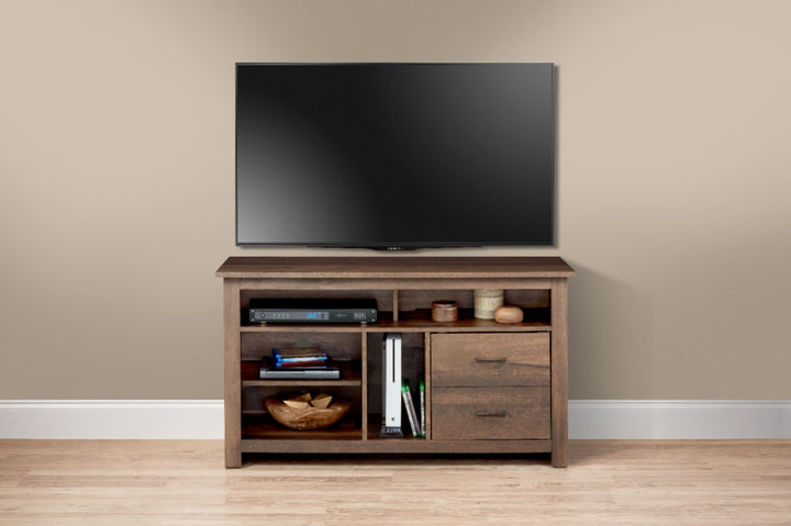 Insignia™ - Gaming TV Cabinet for Most TVs Up to 55" - Brown_6