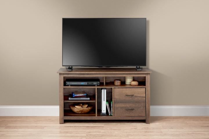 Insignia™ - Gaming TV Cabinet for Most TVs Up to 55" - Brown_5