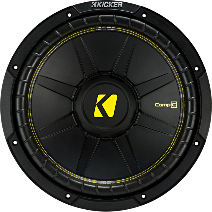 KICKER - CompC 12" Single-Voice-Coil 4-Ohm Subwoofer - Black_0