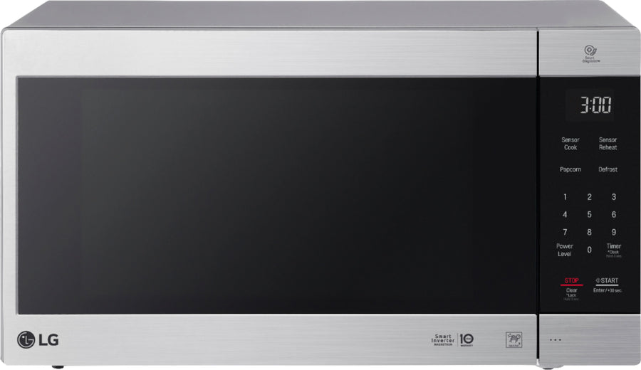 LG - NeoChef 2.0 Cu. Ft. Countertop Microwave with Smart Inverter and EasyClean - Stainless steel_0
