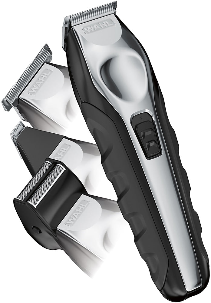 Wahl - Lithium Ion Rechargeable Trimmer - Black/silver_0