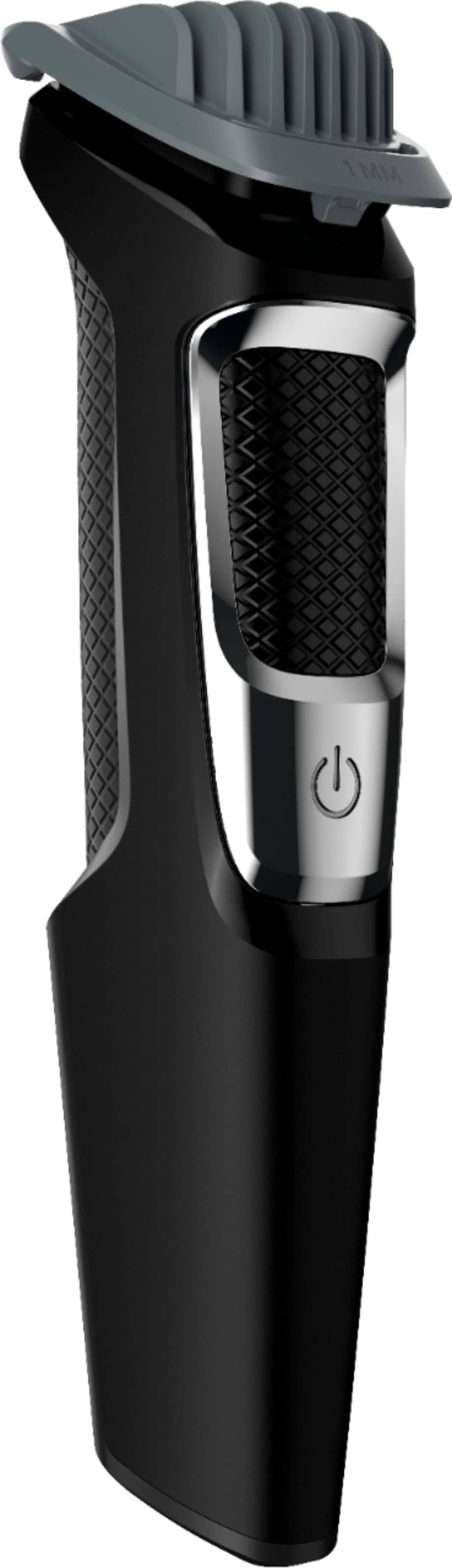 Philips Norelco - Multigroom 3000 Beard, Moustache, Ear and Nose Trimmer - Black/silver_9