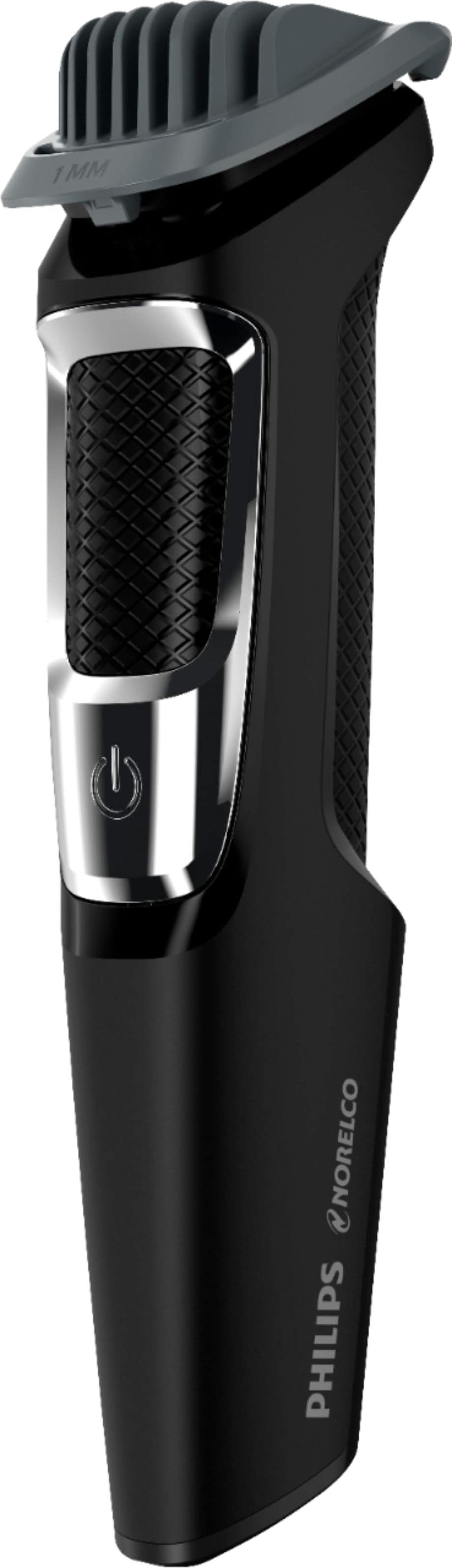 Philips Norelco - Multigroom 3000 Beard, Moustache, Ear and Nose Trimmer - Black/silver_1