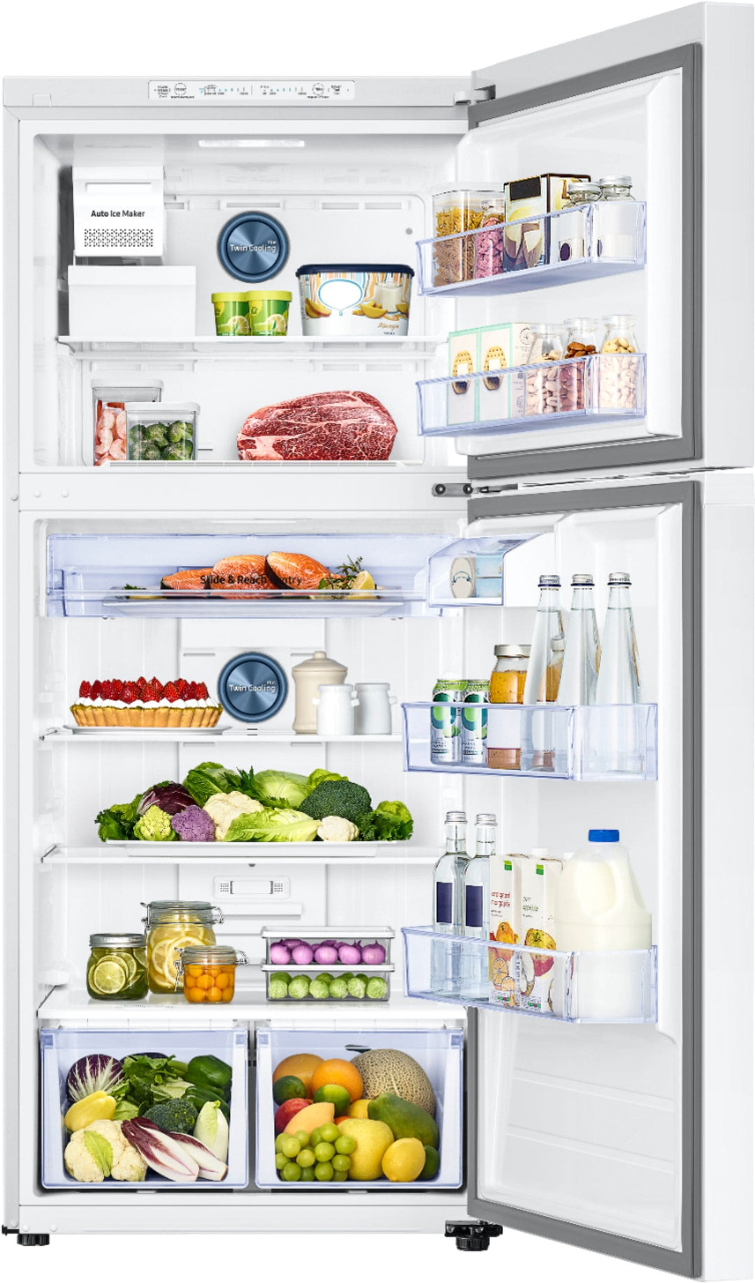 Samsung - 17.6 Cu. Ft. Top-Freezer Refrigerator - White_6
