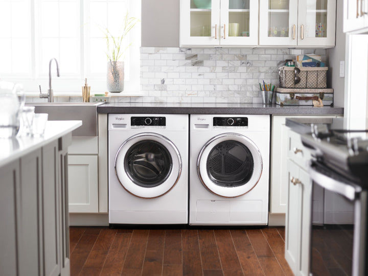 Whirlpool - 4.3 Cu. Ft. Stackable Electric Dryer with Steam and Wrinkle Shield - White_7