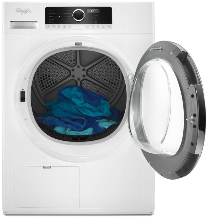 Whirlpool - 4.3 Cu. Ft. Stackable Electric Dryer with Steam and Wrinkle Shield - White_5