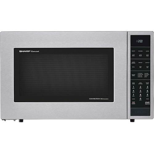 Sharp - Carousel 1.5 Cu. Ft. Mid-Size Microwave - Silver_0