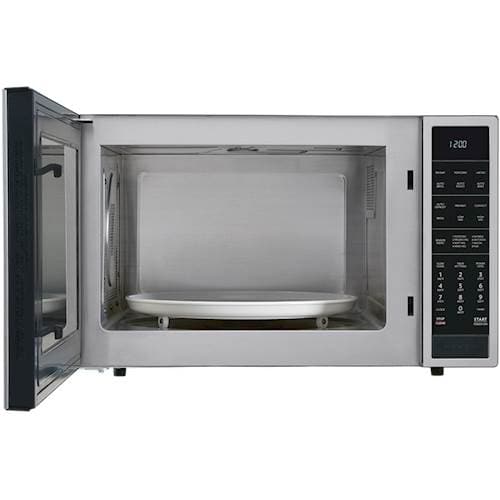 Sharp - Carousel 1.5 Cu. Ft. Mid-Size Microwave - Silver_3