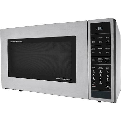 Sharp - Carousel 1.5 Cu. Ft. Mid-Size Microwave - Silver_4