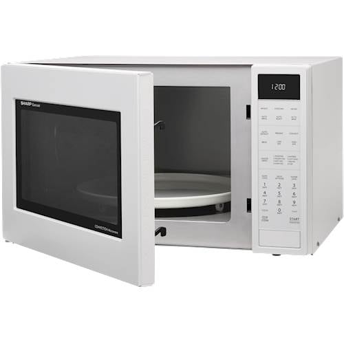 Sharp - Carousel 1.5 Cu. Ft. Mid-Size Microwave - White_2