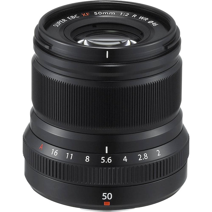 Fujifilm - XF50mmF2 R WR Midrange Telephoto Lens - Black_0