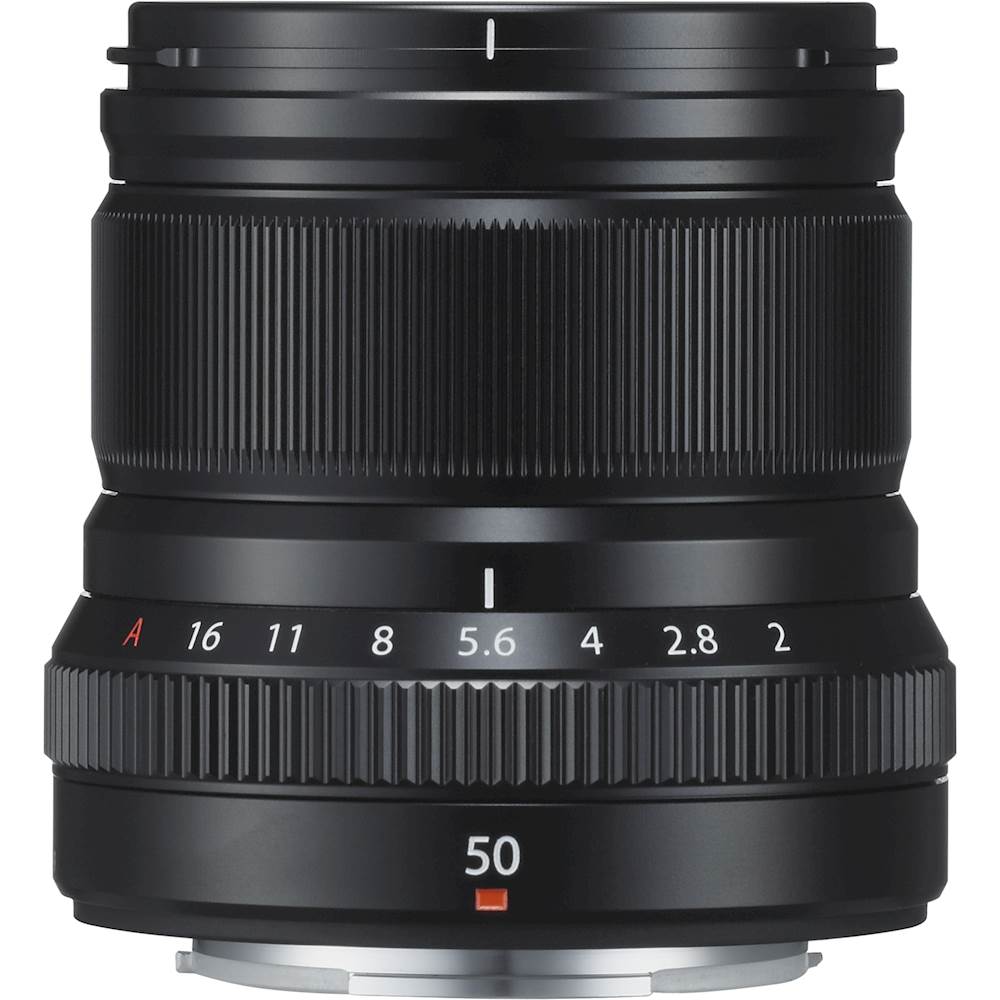 Fujifilm - XF50mmF2 R WR Midrange Telephoto Lens - Black_1