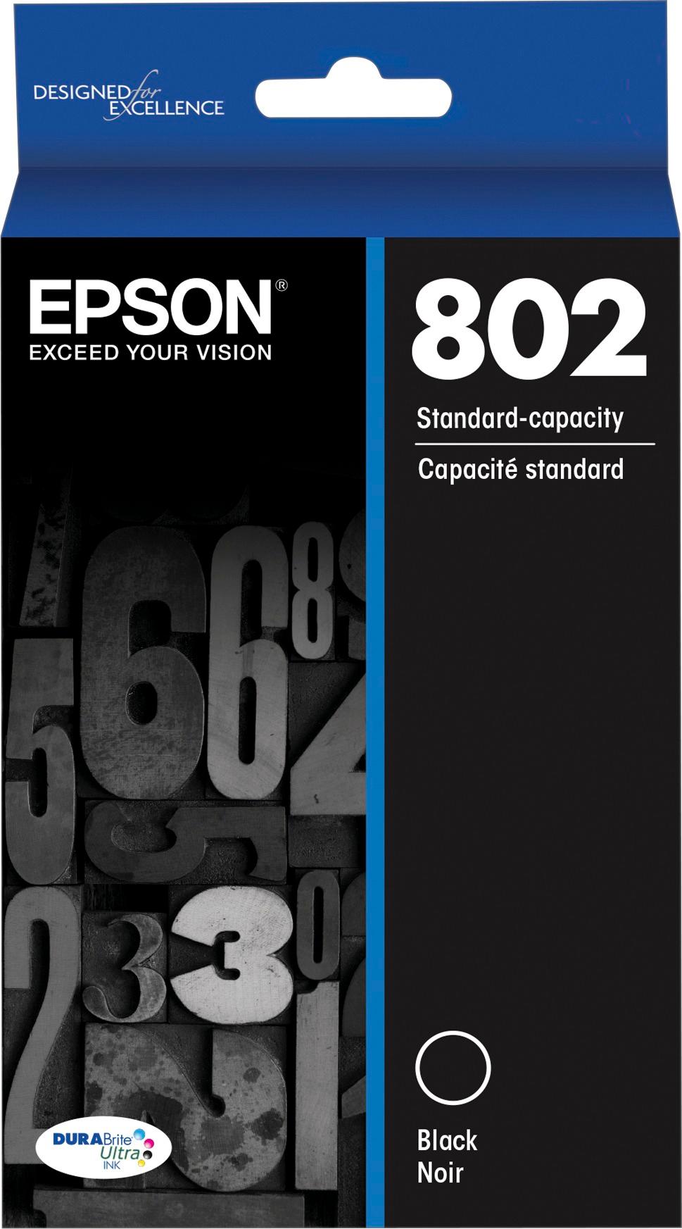 Epson - 802 Standard Capacity Ink Cartridge - Black_0