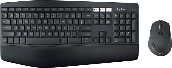 Logitech - MK850 Performance Full-size Wireless Optical Keyboard and Mouse - Black_0