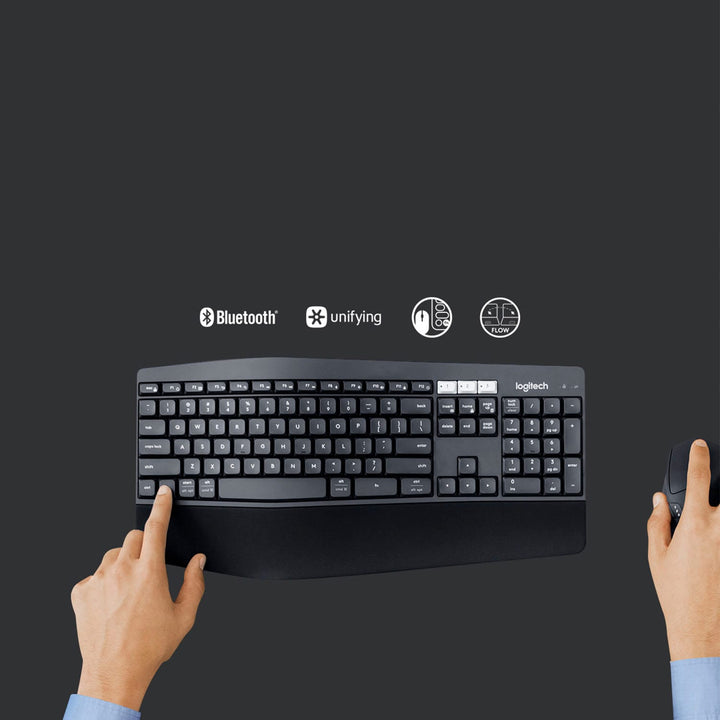 Logitech - MK850 Performance Full-size Wireless Optical Keyboard and Mouse - Black_6