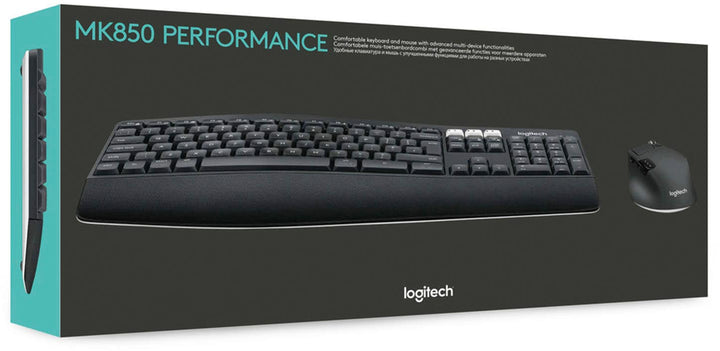 Logitech - MK850 Performance Full-size Wireless Optical Keyboard and Mouse - Black_2