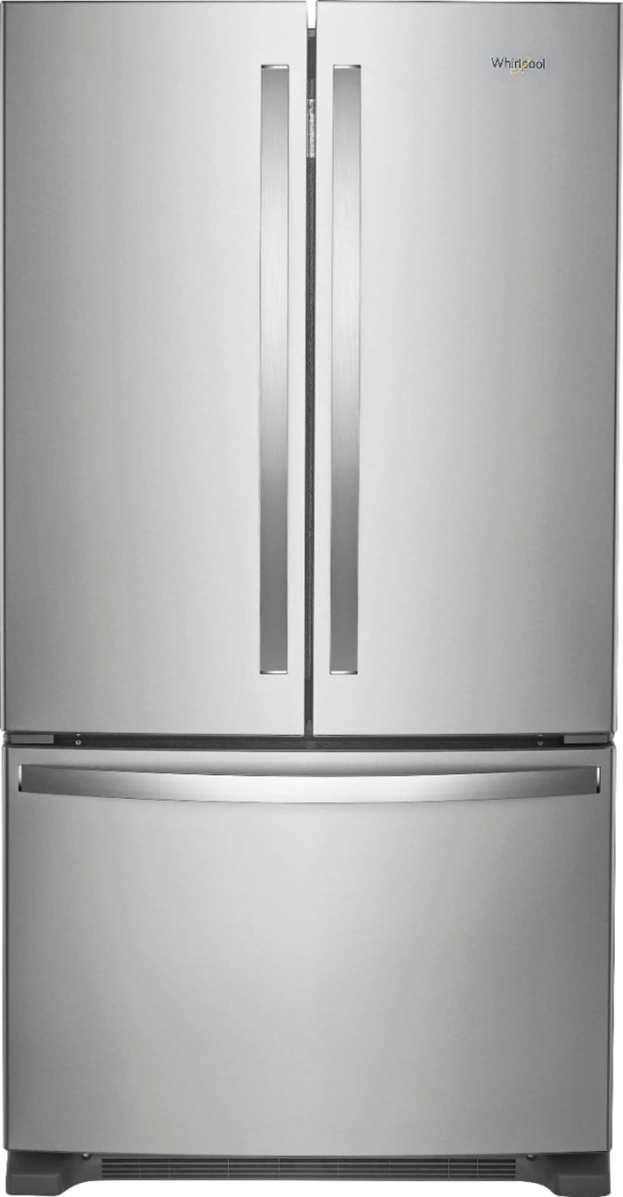Whirlpool - 25.2 Cu. Ft. French Door Refrigerator with Internal Water Dispenser - Stainless steel_0