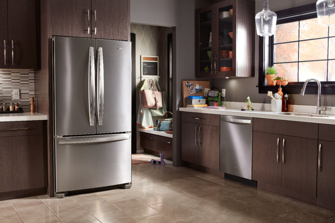 Whirlpool - 25.2 Cu. Ft. French Door Refrigerator with Internal Water Dispenser - Stainless steel_4