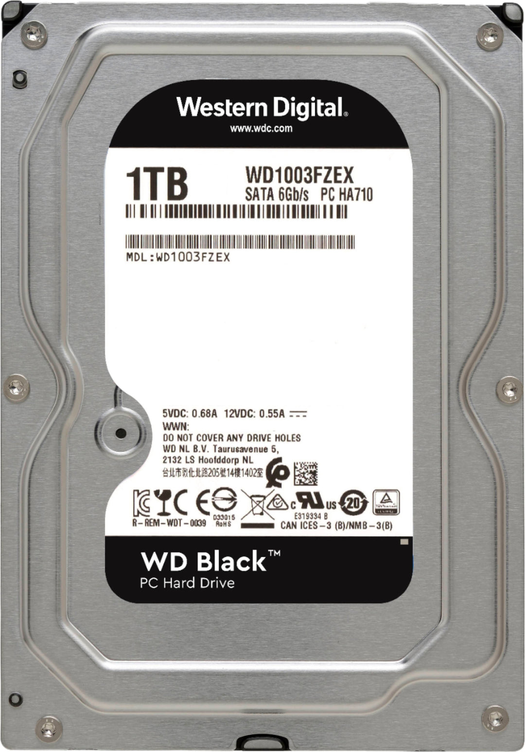 WD - BLACK Gaming 1TB Internal SATA Hard Drive for Desktops_3