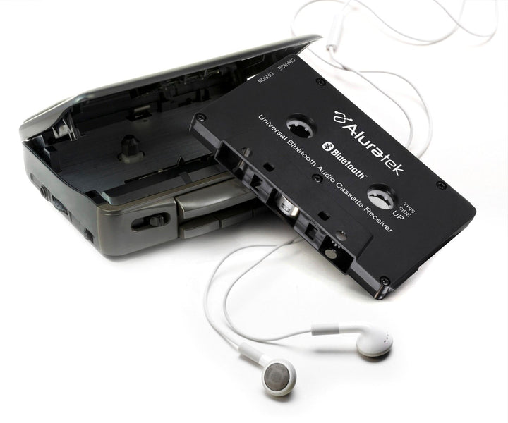Aluratek - Bluetooth Audio Cassette Adapter - Black_3