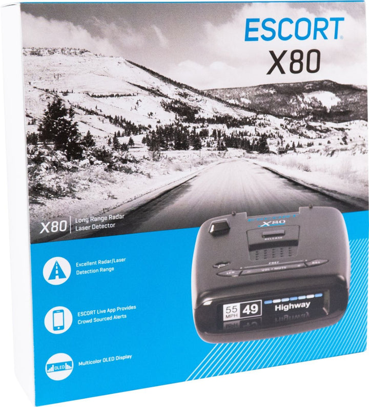 Escort - X80 Radar Detector - Black_3