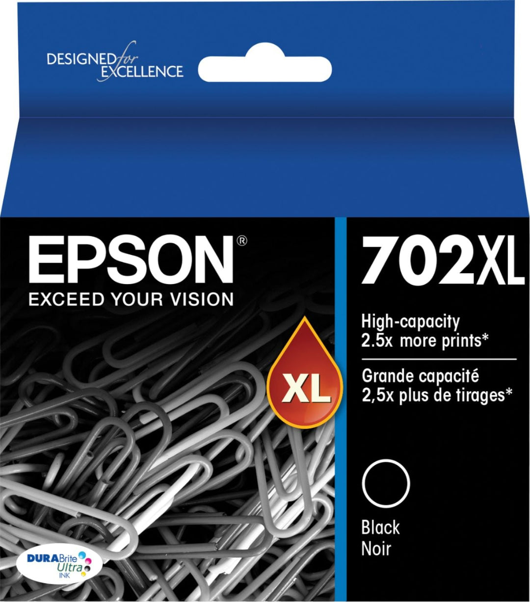 Epson - 702XL High-Yield Ink Cartridge - Black_0