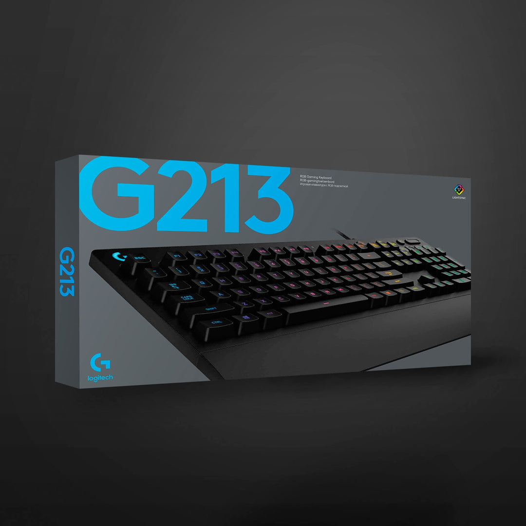 Logitech - Prodigy G213 Full-size Wired Membrane Gaming Keyboard with RGB Backlighting - Black_3