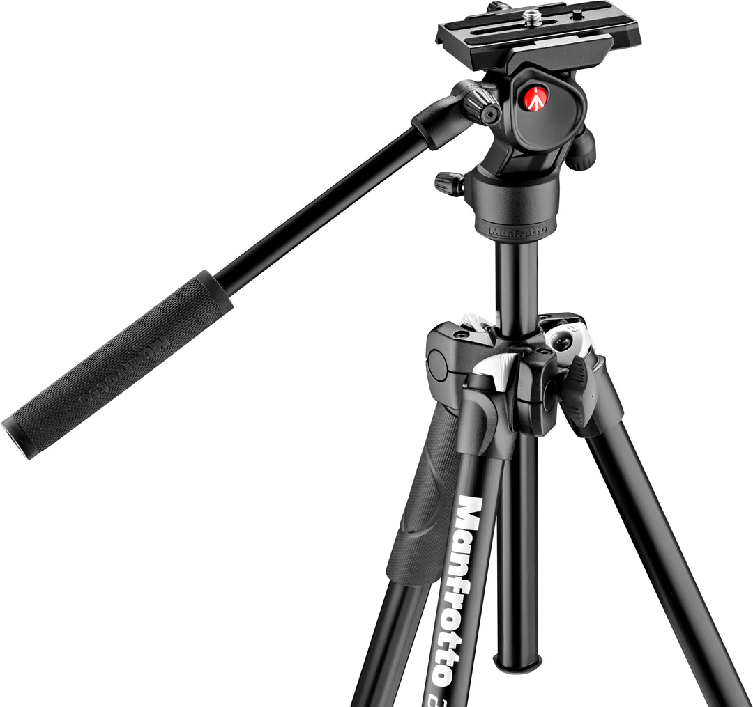 Manfrotto - 290 Tripod with Fluid Video Head - Black_3