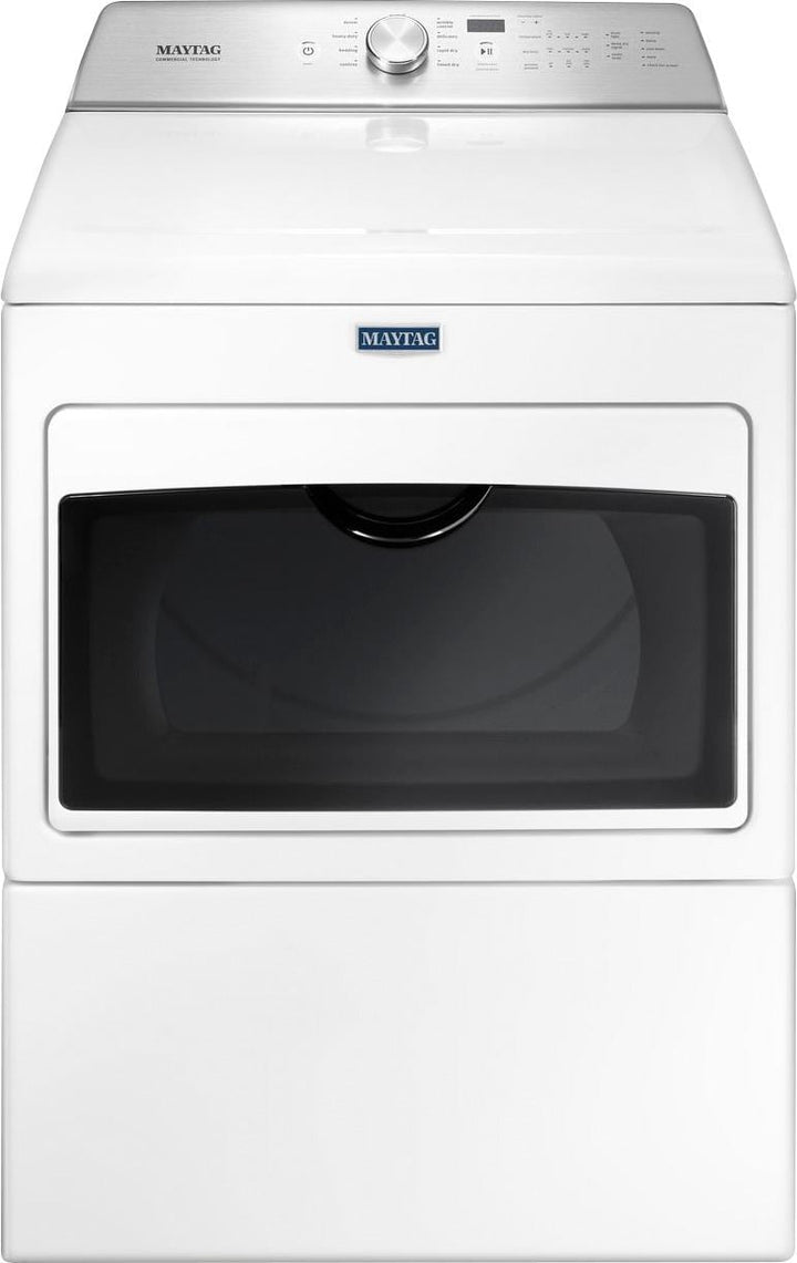 Maytag - 7.4 Cu. Ft. 9-Cycle Electric Dryer - White_0