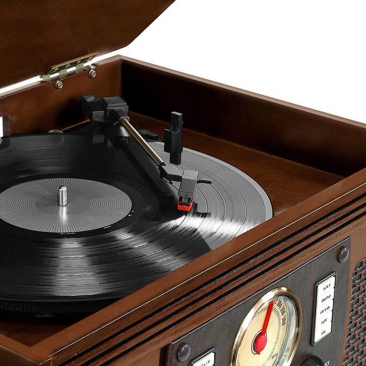 Victrola - Navigator 8-in-1 Classic Bluetooth Record Player with Turntable - Espresso_3