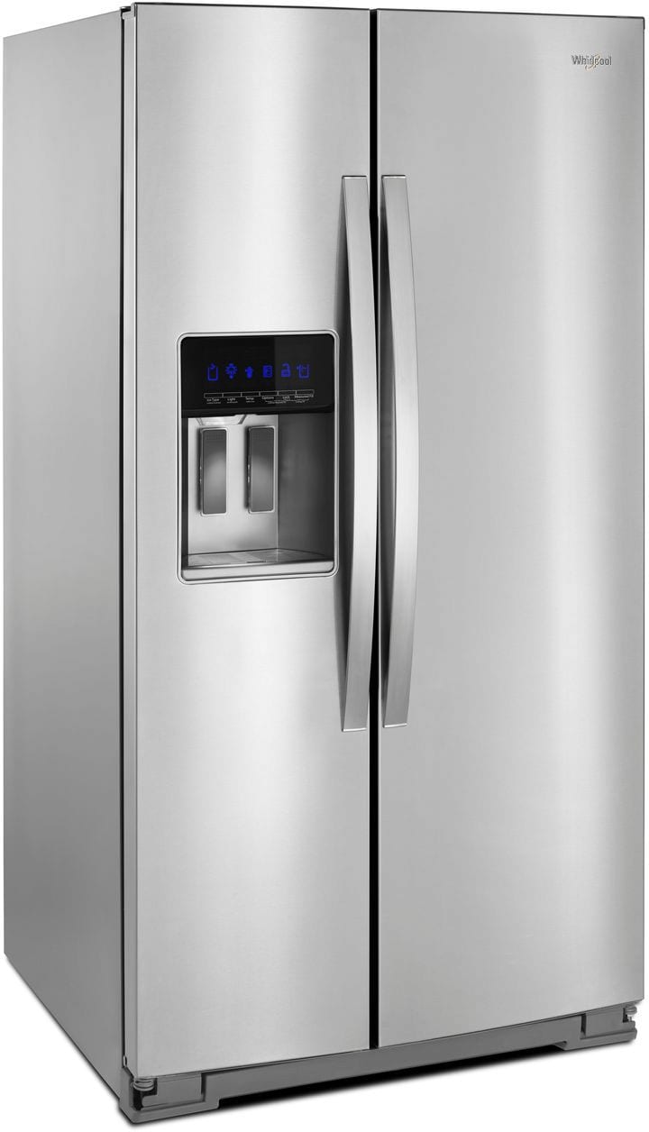 Whirlpool - 28.4 Cu. Ft. Side-by-Side Refrigerator - Stainless steel_1