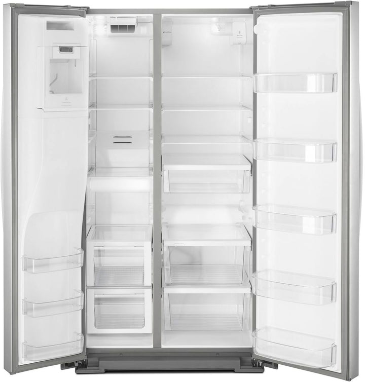 Whirlpool - 28.4 Cu. Ft. Side-by-Side Refrigerator - Stainless steel_3