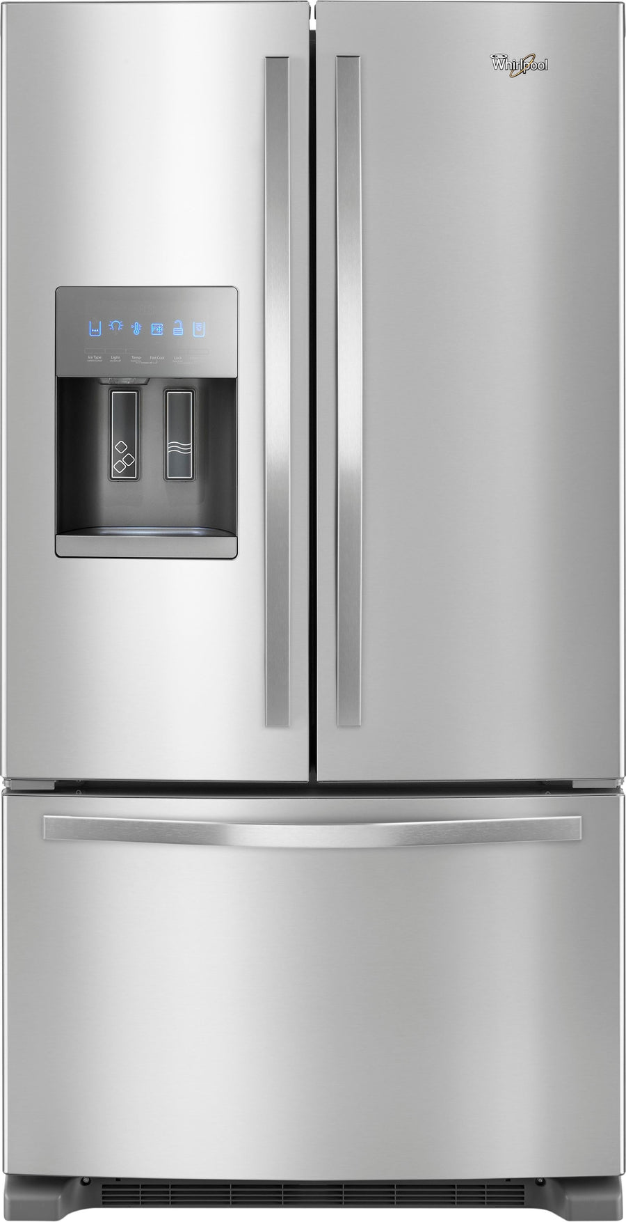Whirlpool - 24.7 Cu. Ft. French Door Refrigerator - Stainless steel_0