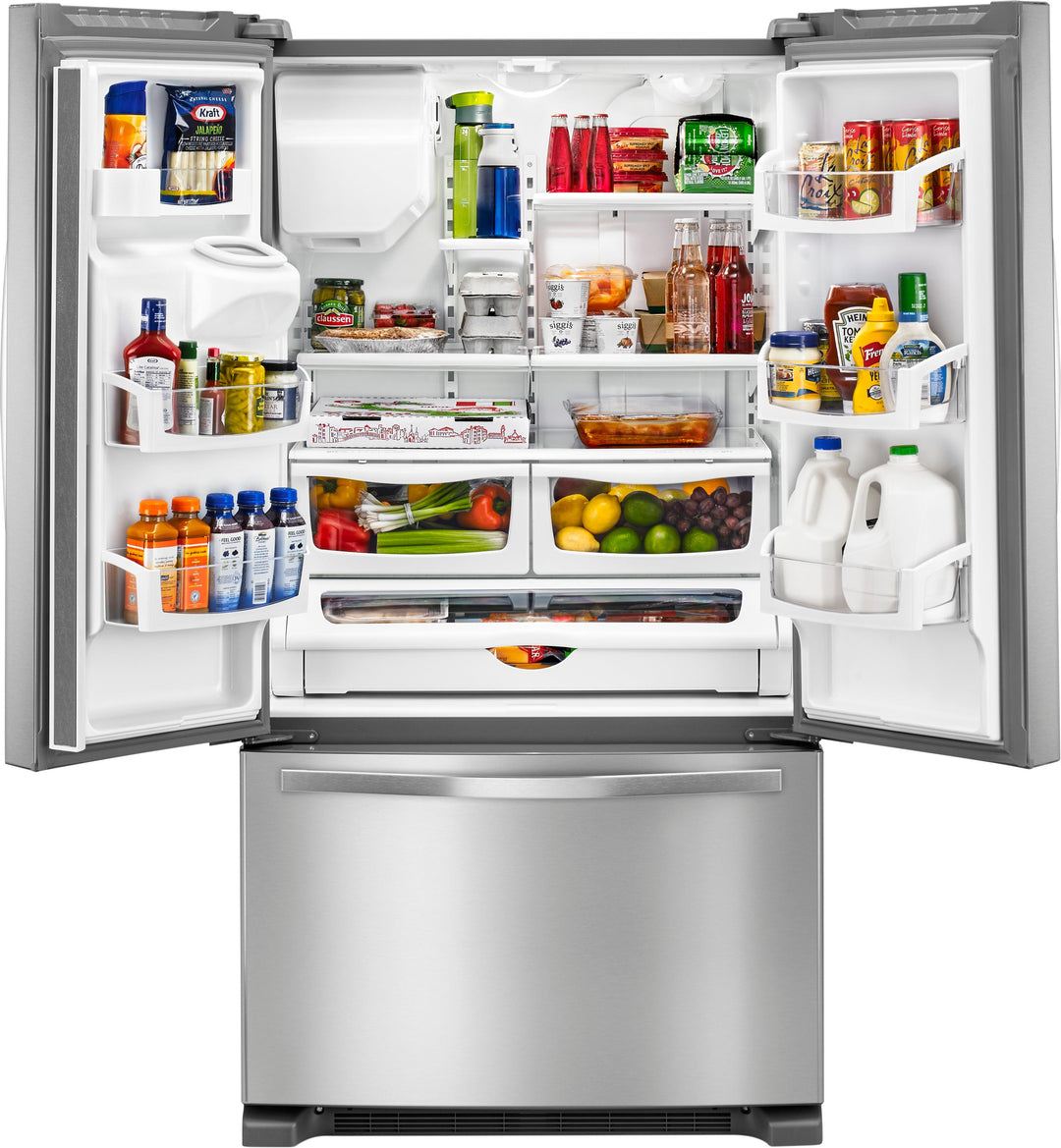 Whirlpool - 24.7 Cu. Ft. French Door Refrigerator - Stainless steel_2