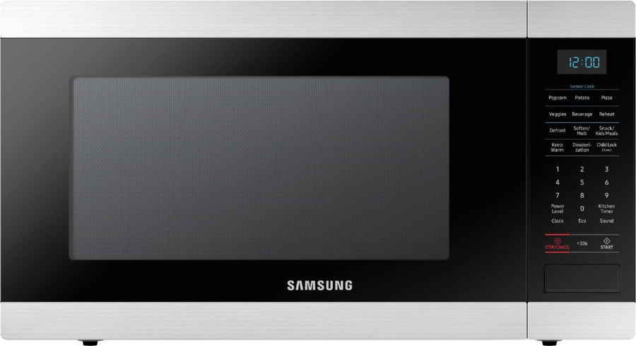 Samsung - 1.9 Cu. Ft. Countertop Microwave with Sensor Cook - Stainless steel_0